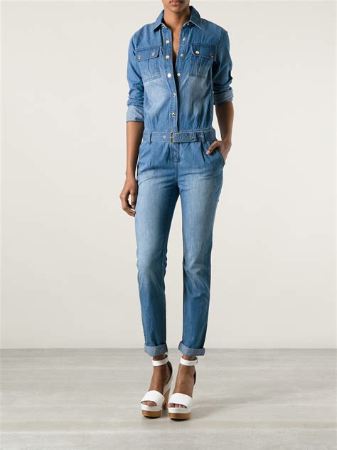 jeans michael kors mujer|Michael Kors jean jumpsuit.